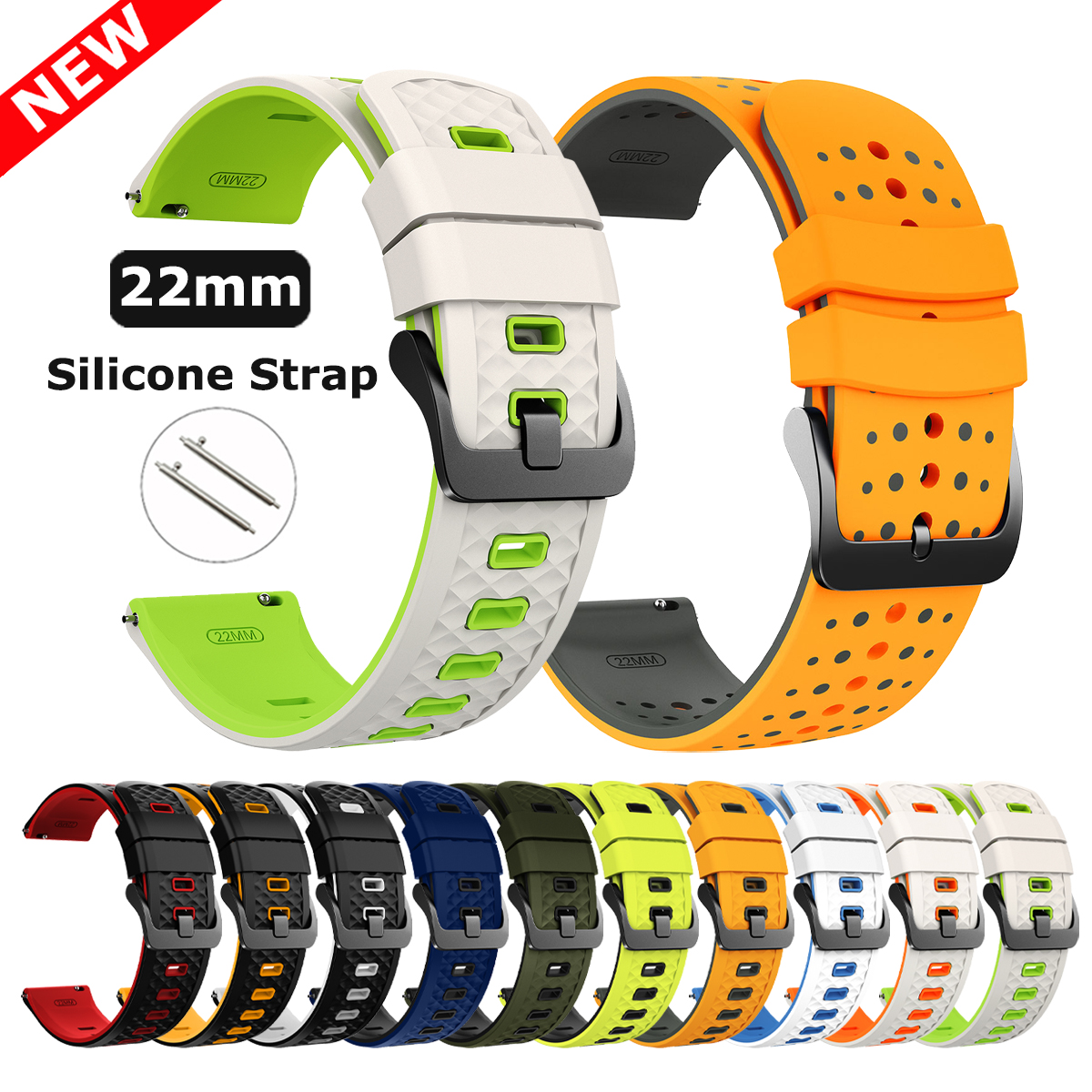 Titan Watches Smartwatch - Silicone Strap 22mm For POLAR Vantage
