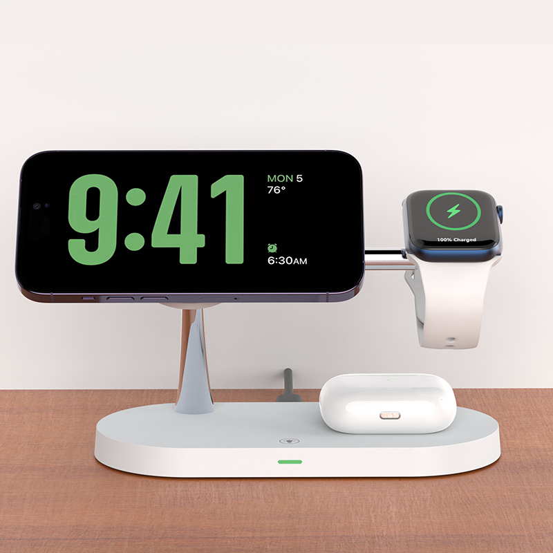 Watch 7 Smartwatch Iphone - 3 in 1 Magnetic Wireless Charger