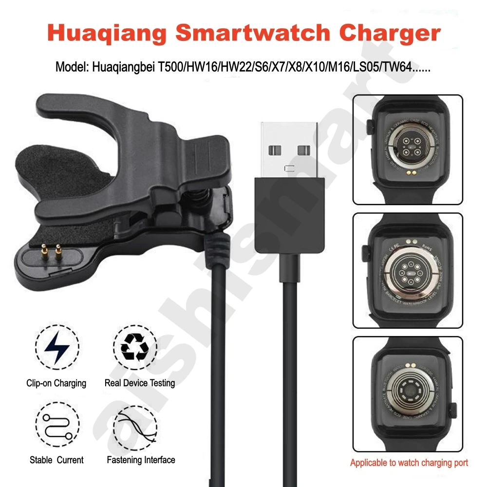 Clip Charger 2pin 3pin 3mm 4mm – Watch X7 recenzja i cena