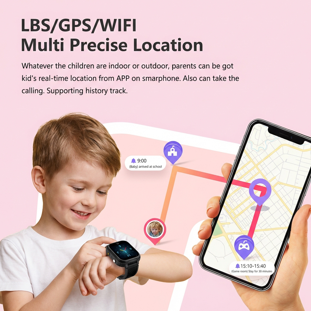 New Kids Smart Watch 4G LTE GP – Smartwatch Watches For Kid Boy With Gps recenzja i cena
