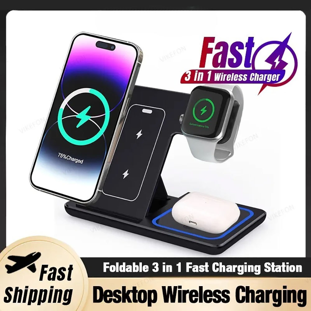 3 in 1 Wireless Charger Deskto – Watch 7 Smartwatch Iphone recenzja i cena