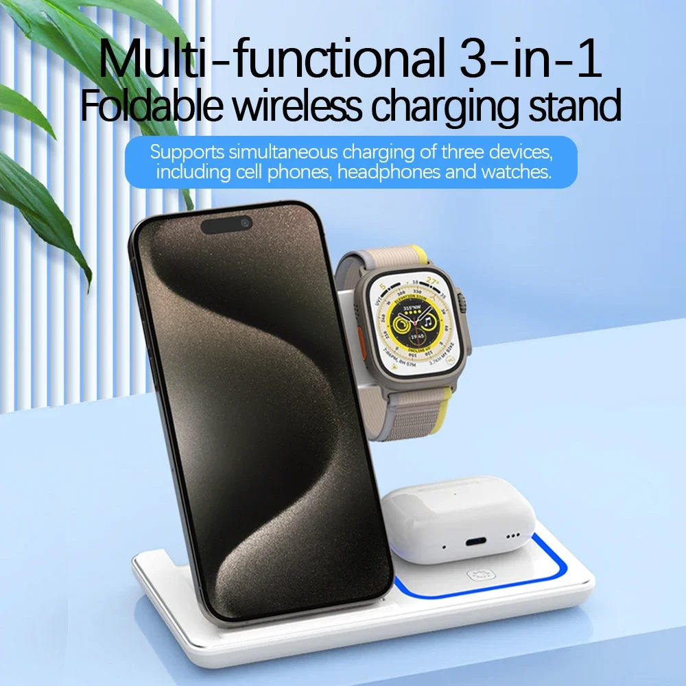 3 in 1 Wireless Charger Deskto – Watch 7 Smartwatch Iphone recenzja i cena