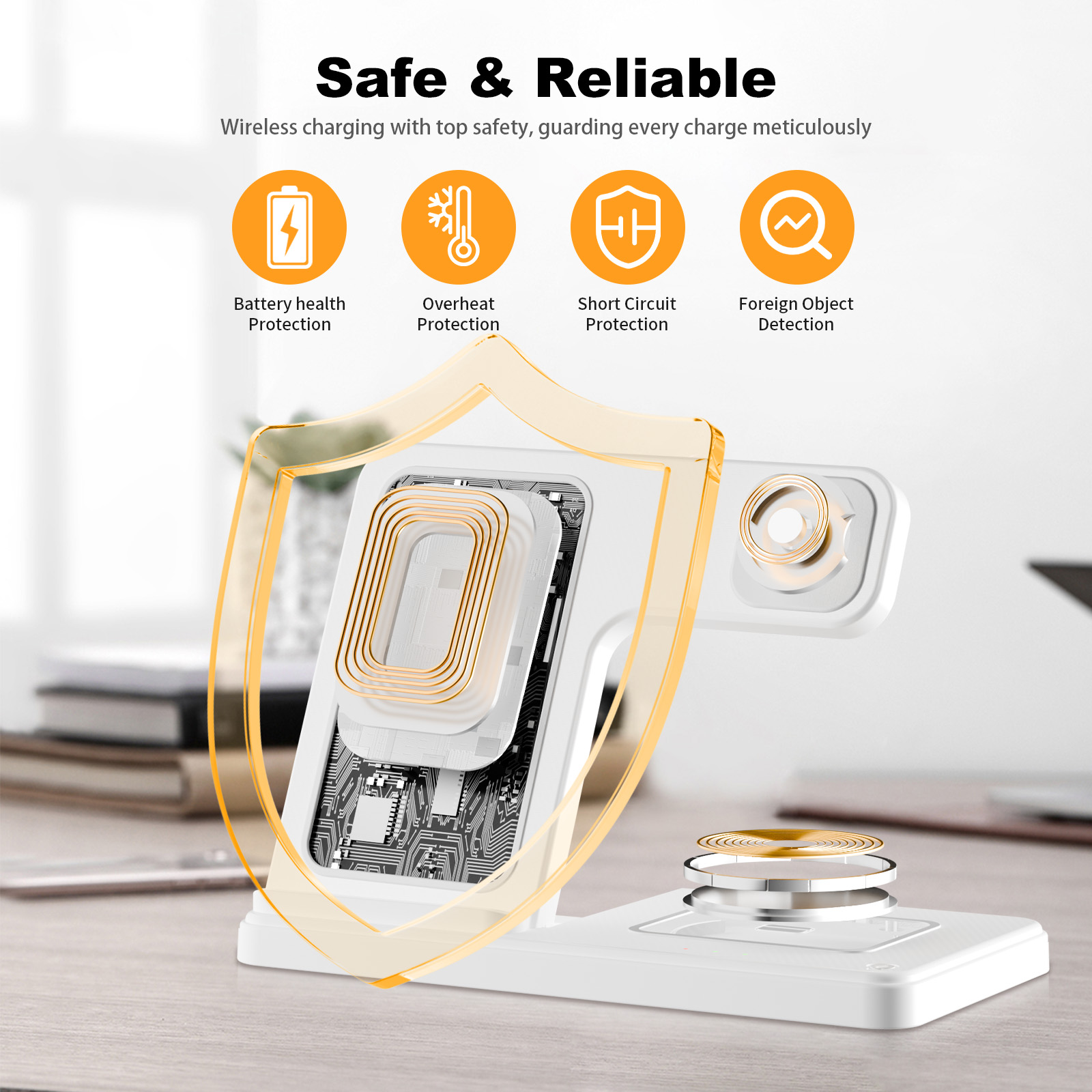 15W Magnetic Wireless Charger  – Watch 7 Smartwatch Iphone recenzja i cena