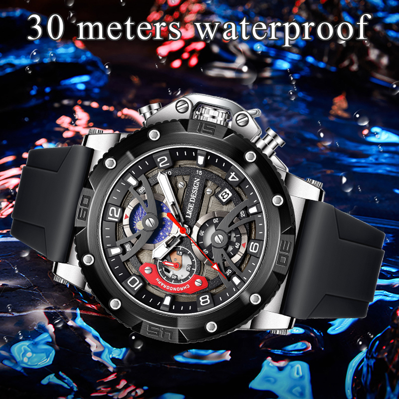 LIGE Top Brand Luxury Men Watc – Smartwatch Branded Watches For Men recenzja i cena