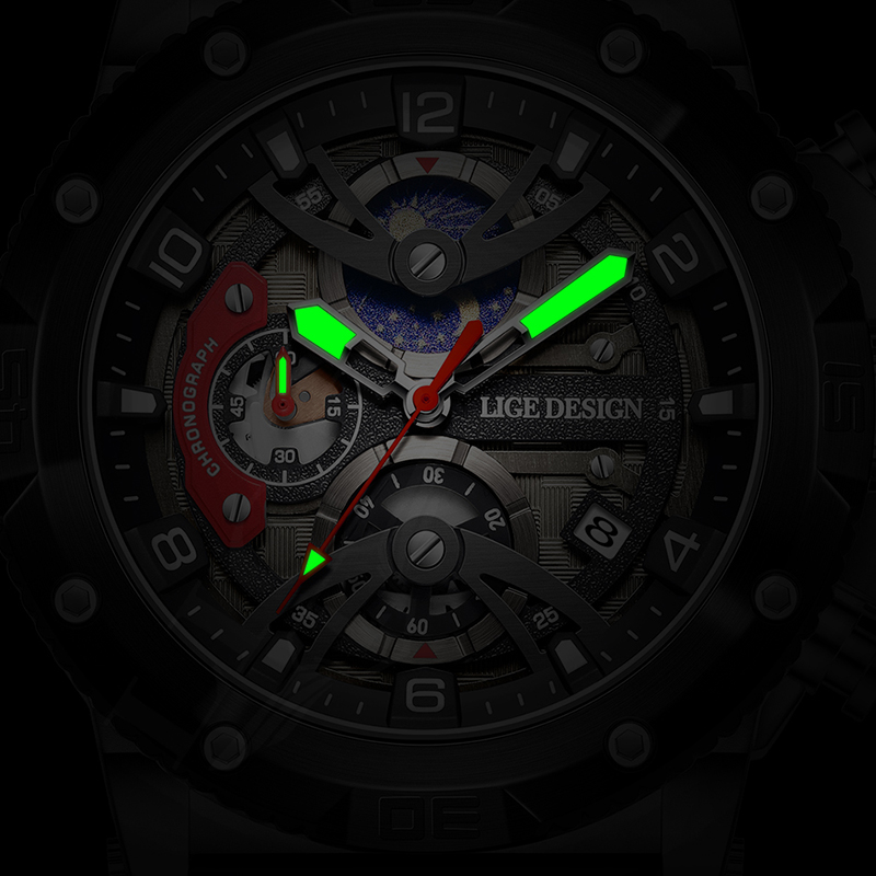 LIGE Top Brand Luxury Men Watc – Smartwatch Branded Watches For Men recenzja i cena