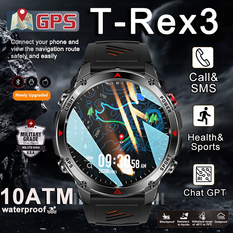 2025New T-Rex 3 Outdoor GPS Sp – Smartwatch Running Watches For Men recenzja i cena