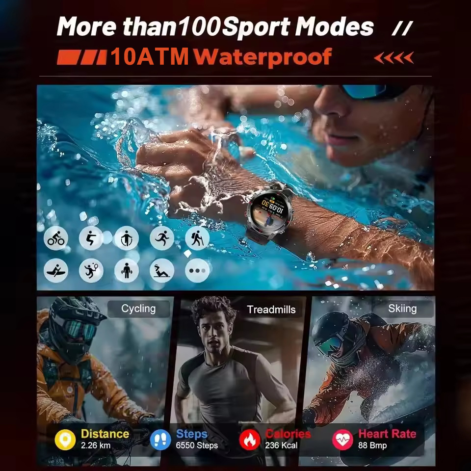 New Military Outdoor GPS Posit – Smartwatch Running Watches For Men recenzja i cena