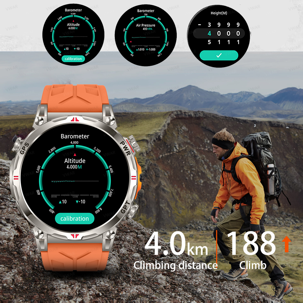 2025 New VWAR GPS Smartwatch 1 – Watch Vs Amazfit recenzja i cena