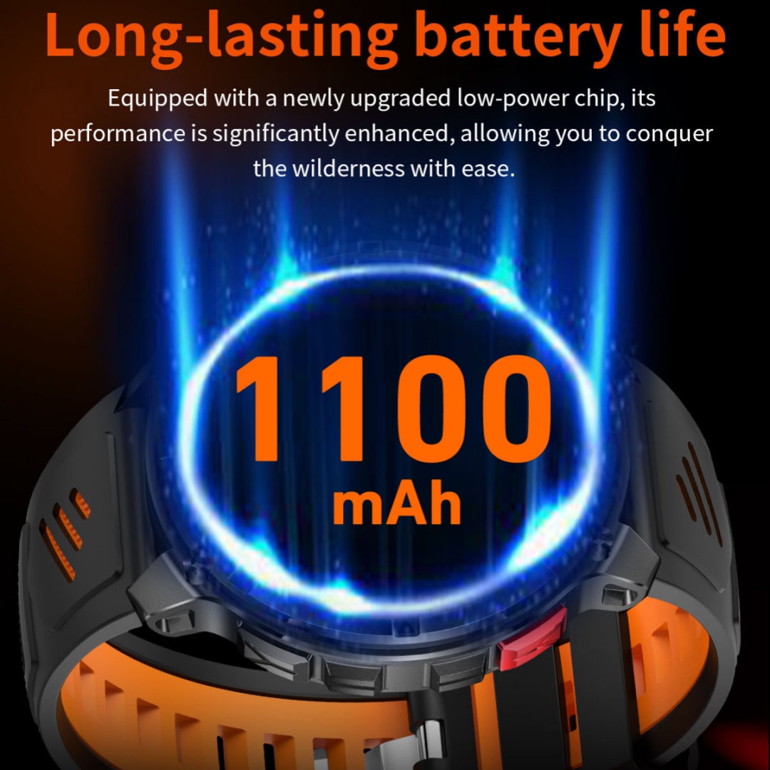 New T-Rex3 Pro 1100mAh Battery – Smartwatch Running Watches For Men recenzja i cena