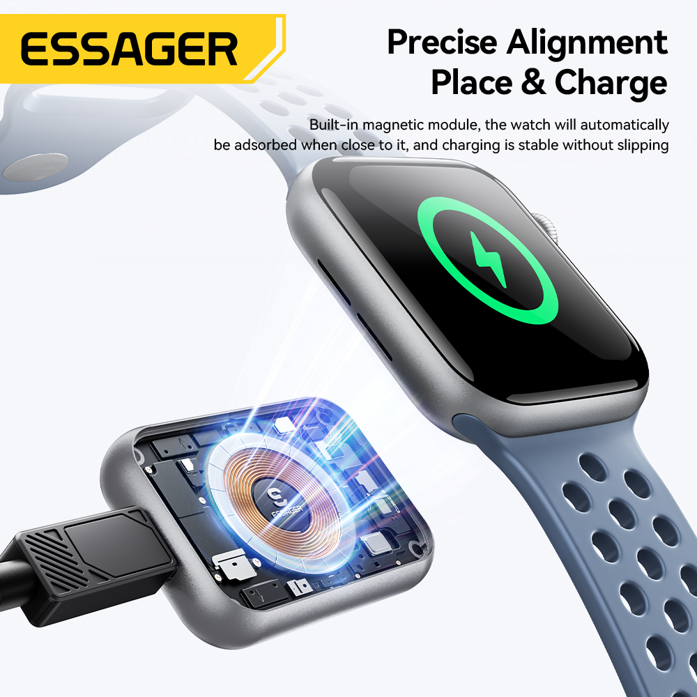 Essager 5W Magnetic Wireless C – Watch 7 Smartwatch Iphone recenzja i cena