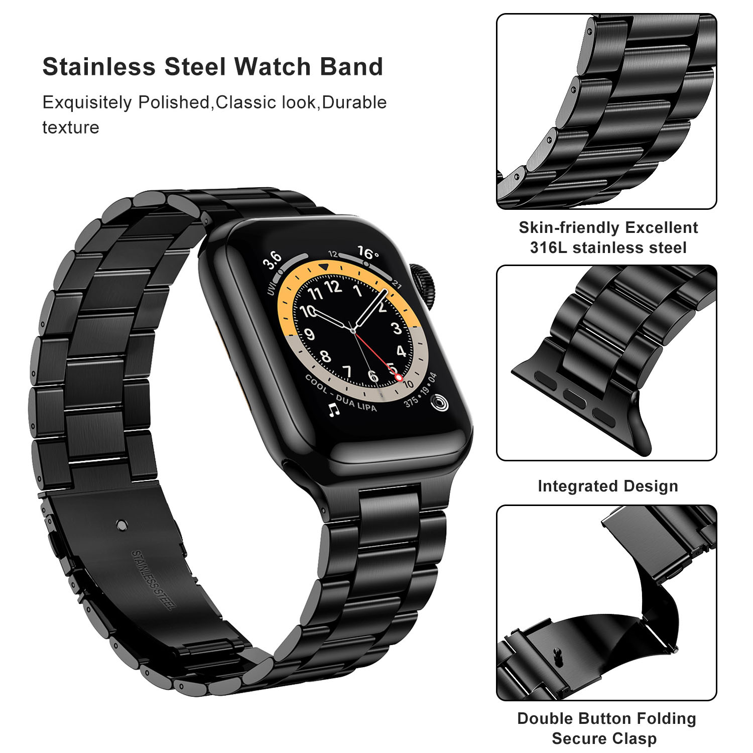 Stainless Steel Strap For Appl – Smartwatch Apple Watches For Women recenzja i cena