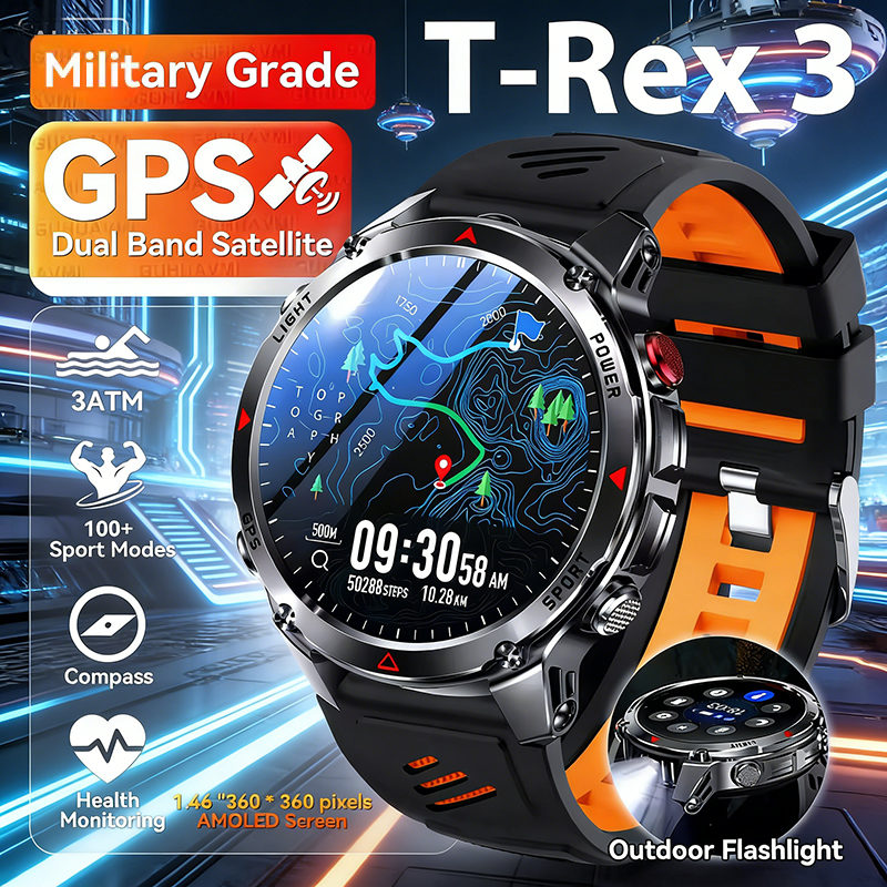 2026 New Military GPS Smart Wa – Smartwatch Running Watches For Men recenzja i cena