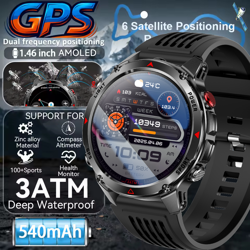 2026New Professional GPS Sport – Smartwatch Running Watches For Men recenzja i cena