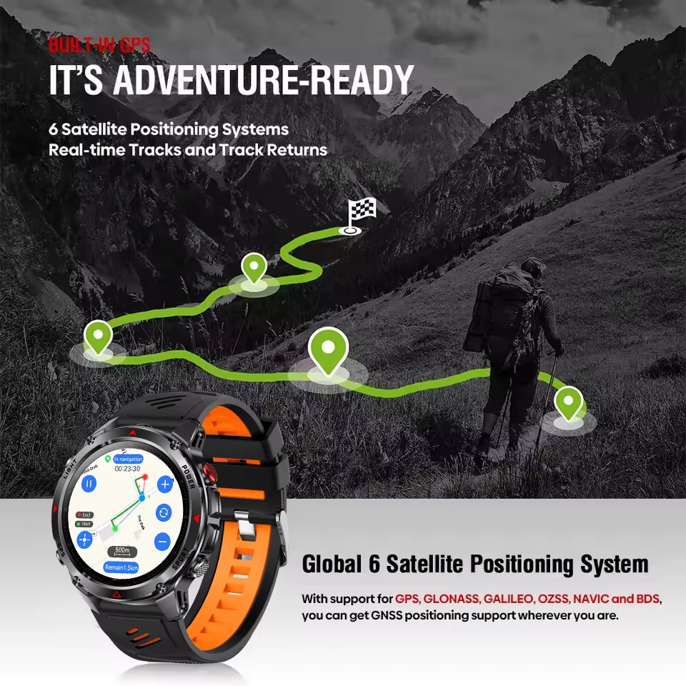 2026New Professional GPS Sport – Smartwatch Running Watches For Men recenzja i cena