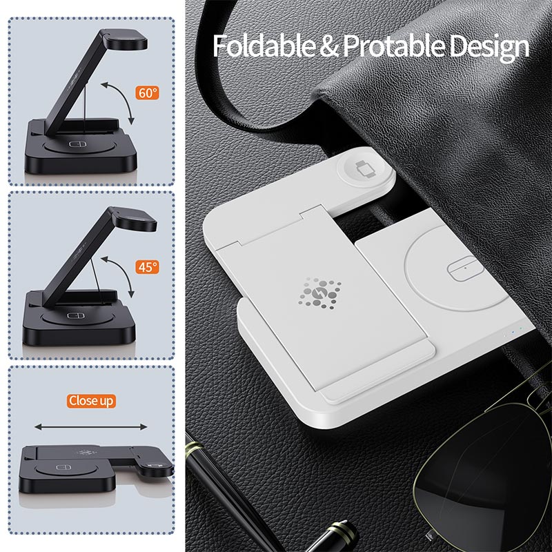 4 in 1 Foldable Wireless Charg – Watch 7 Smartwatch Iphone recenzja i cena