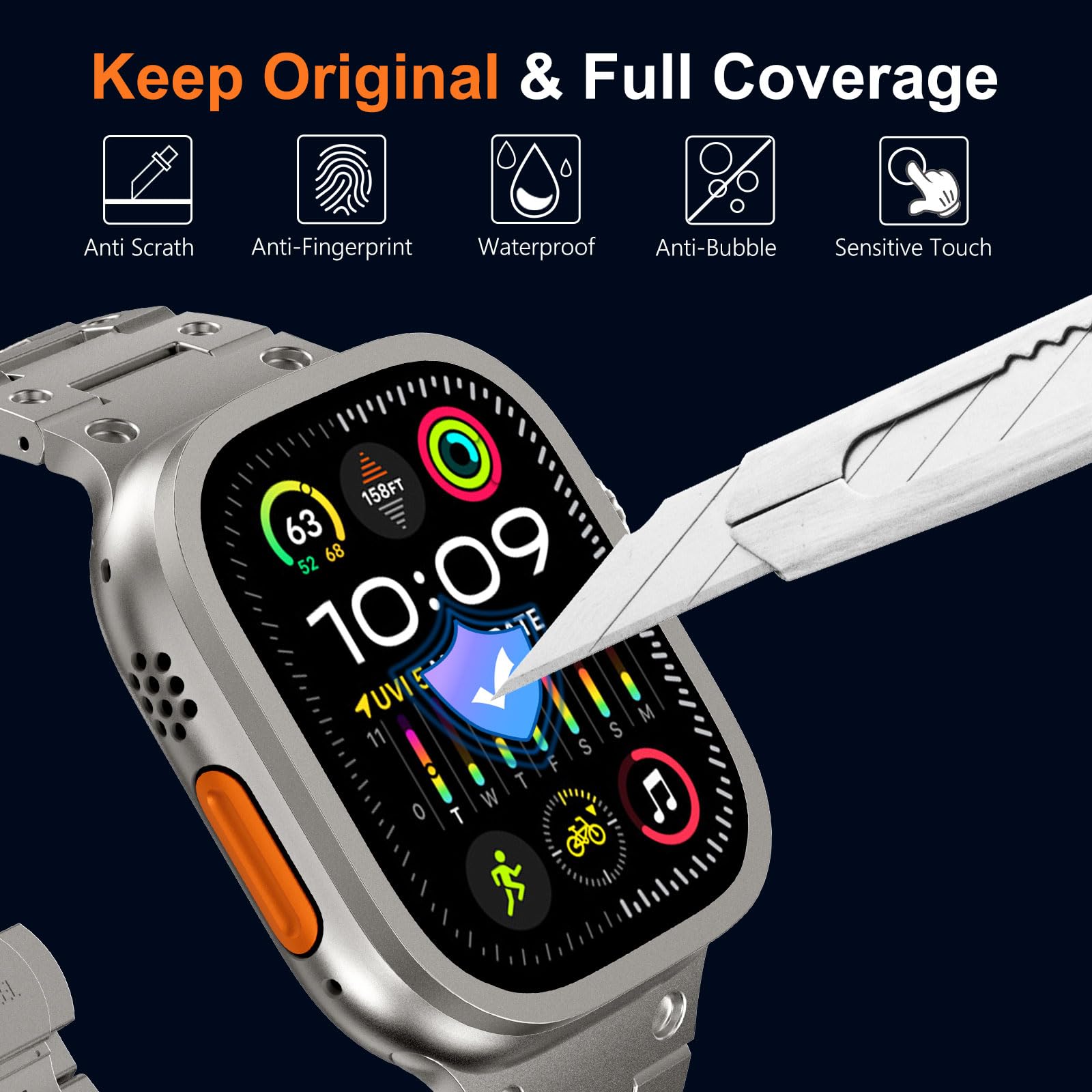 Tempered Glass for Apple Watch – Smartwatch Apple Watches For Women recenzja i cena