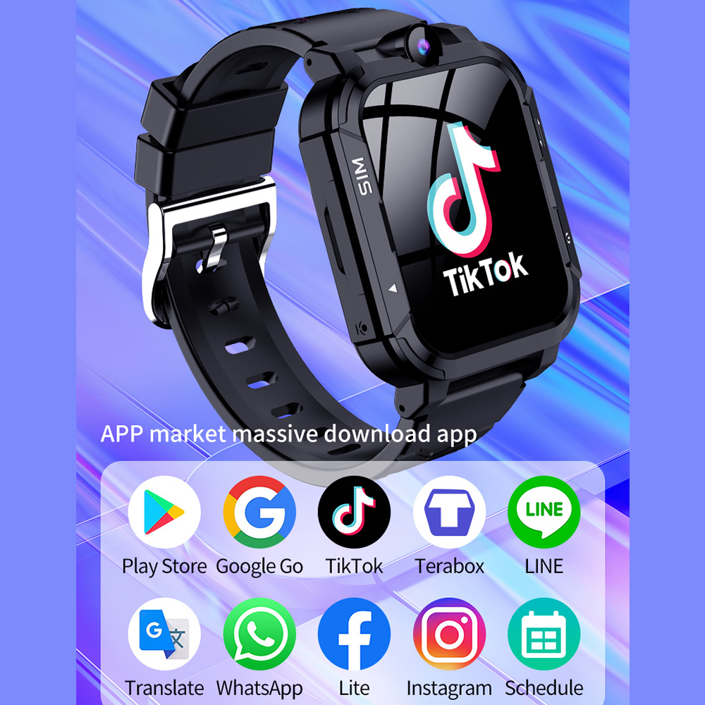 4G Kids Smart Watch 1+8GB GPS  – Smartwatch Watches For Kid Boy With Gps recenzja i cena