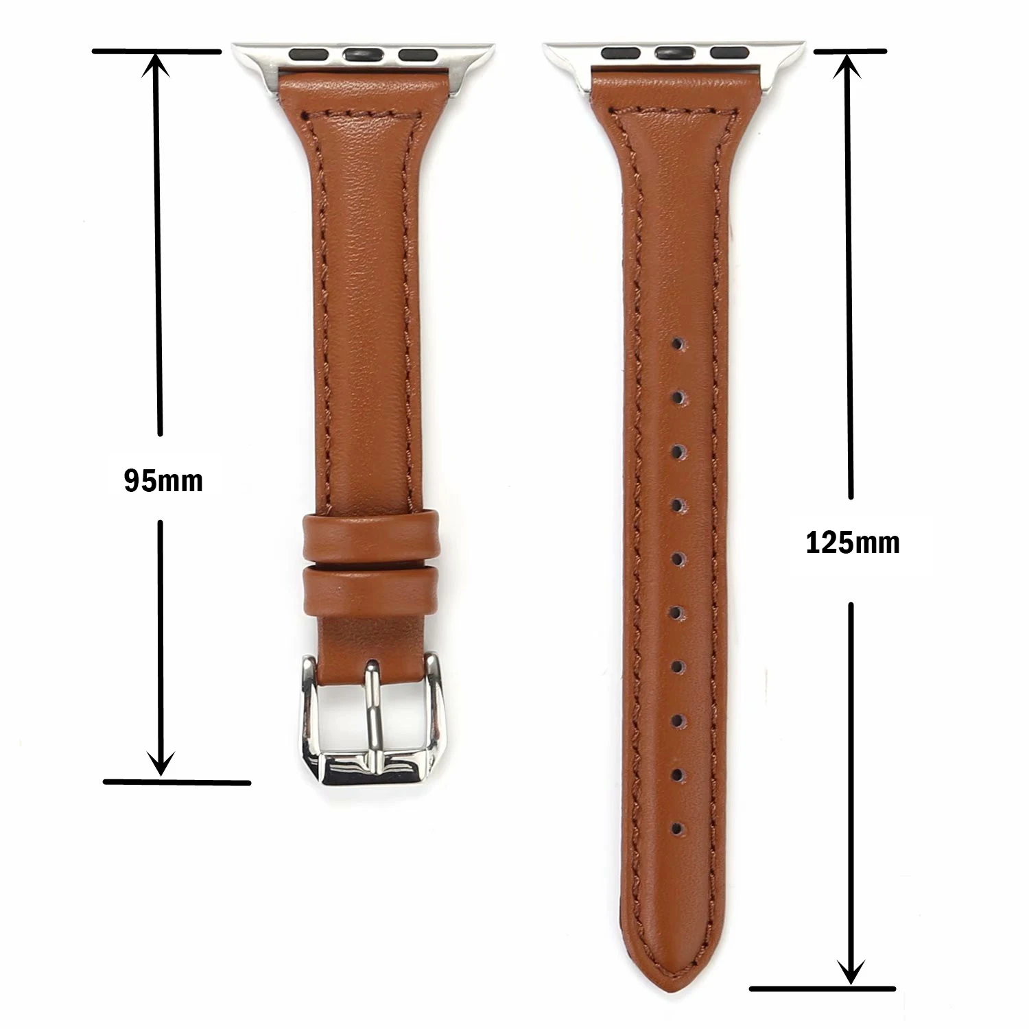 Slim leather band for Apple Wa – Smartwatch Apple Watches For Women recenzja i cena