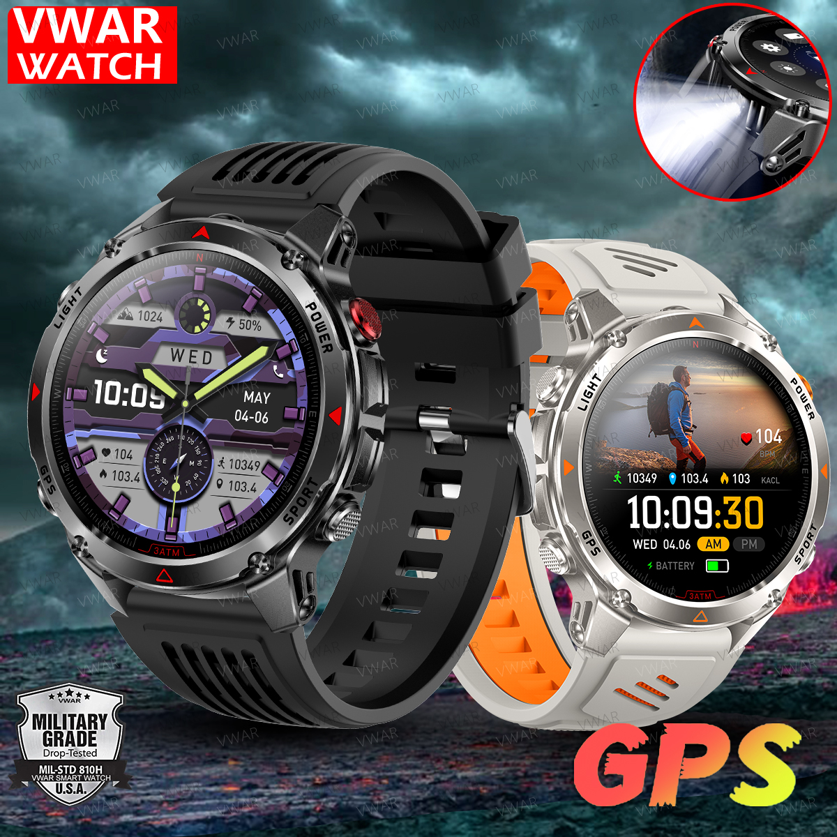 2025 New Professional GPS Spor – Smartwatch Running Watches For Men recenzja i cena