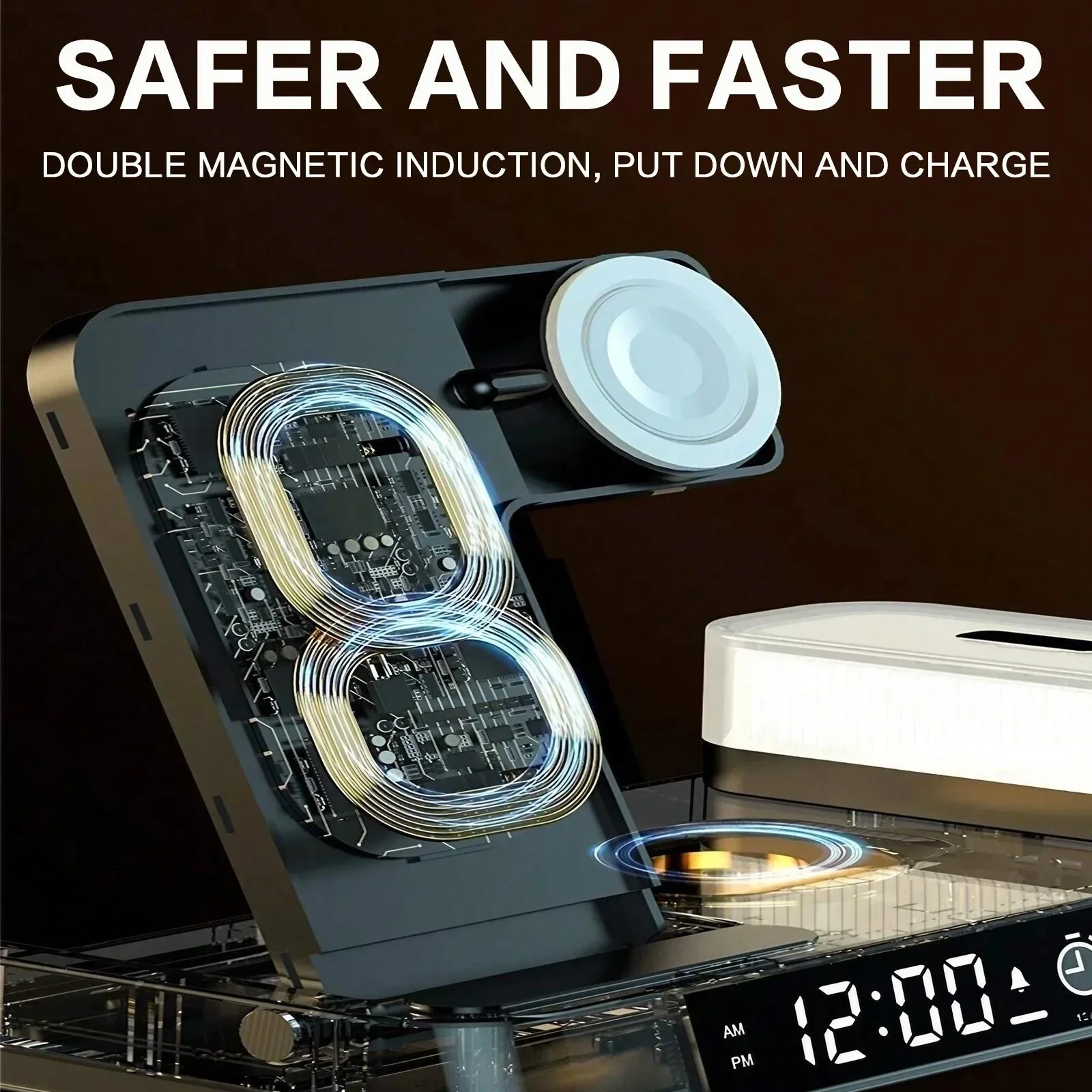 30W Foldable Wireless Charger  – Watch 7 Smartwatch Iphone recenzja i cena