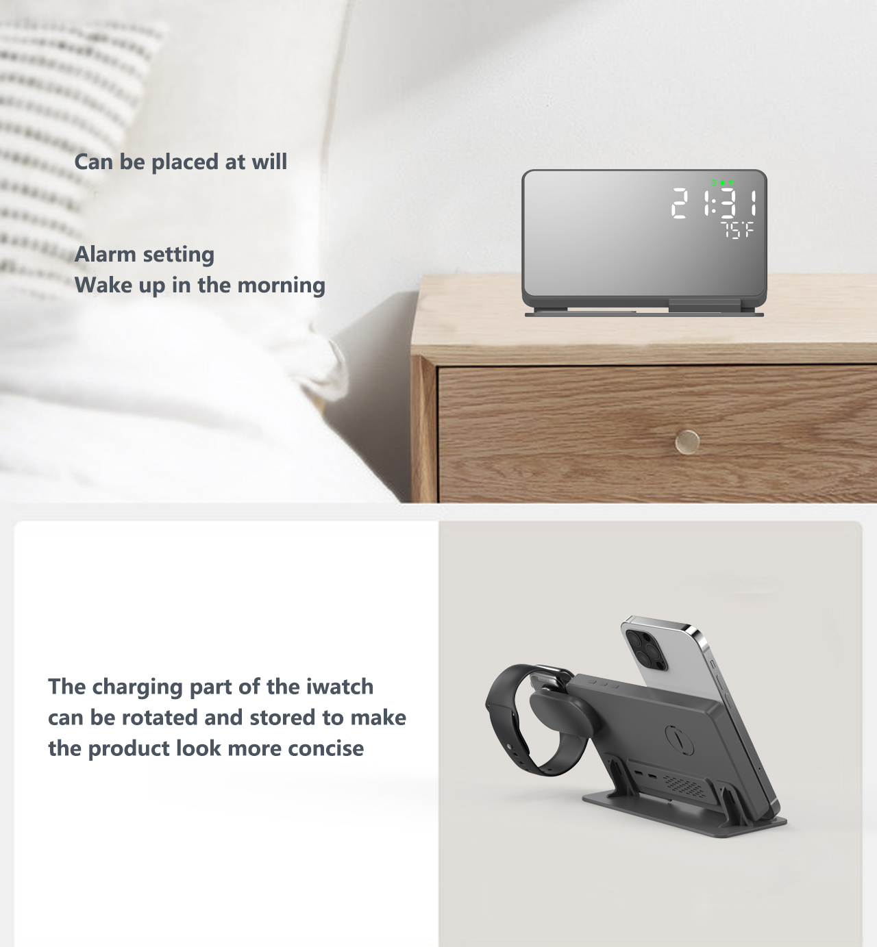 3 in 1 Wireless Charger For iP – Watch 7 Smartwatch Iphone recenzja i cena