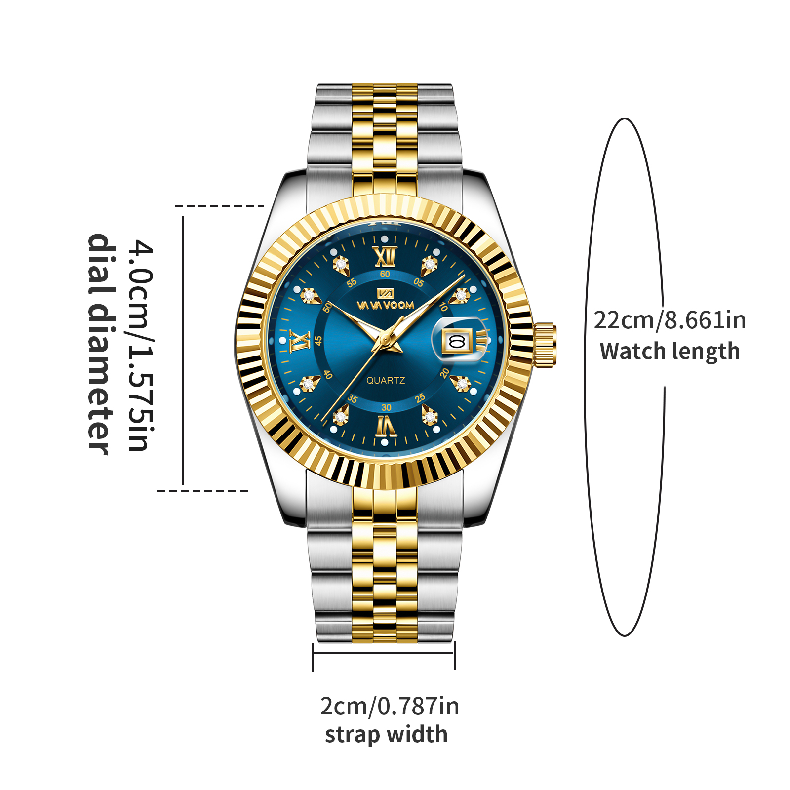 VA VA VOOM Brand Men Luxury Wa – Smartwatch Branded Watches For Men recenzja i cena