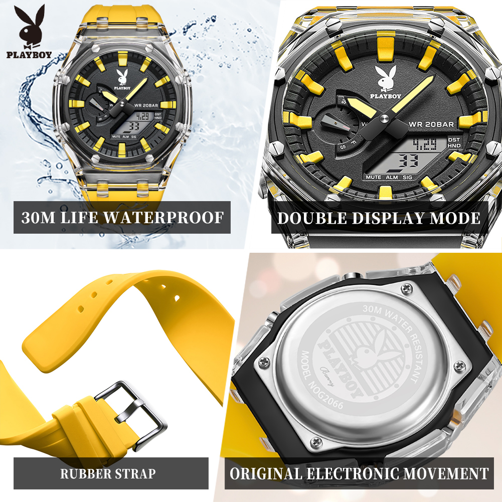 PLAYBOY 2066 Brand Original El – Smartwatch Branded Watches For Men recenzja i cena