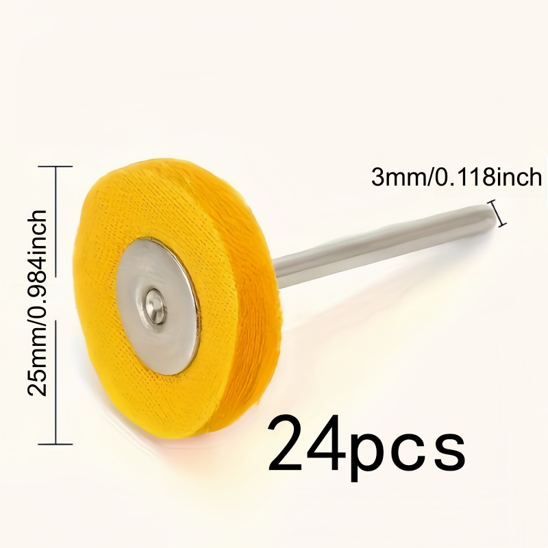 24Pcs 3mm Yellow Polishing Clo – Watch Polishing Cloth recenzja i cena