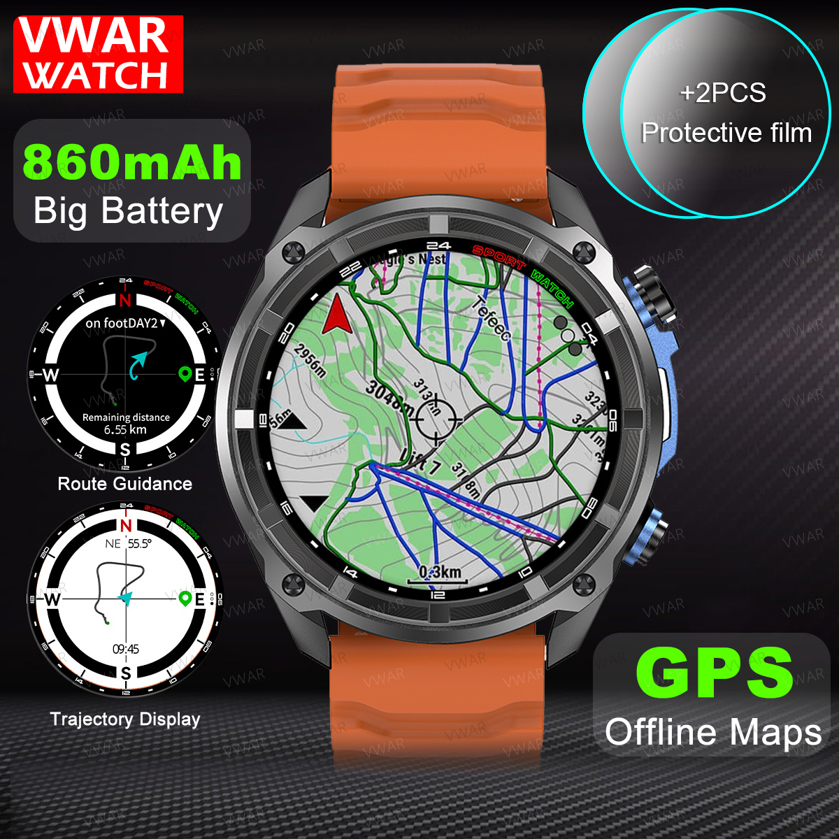 2025 NEW GPS Smart Watch with  – Watch Vs Amazfit recenzja i cena