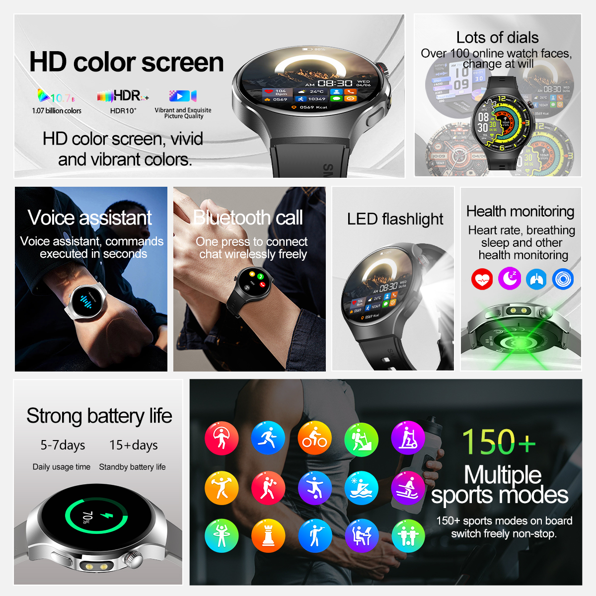 2025 New Outdoor Sports Smart  – Smartwatch Running Watches For Men recenzja i cena
