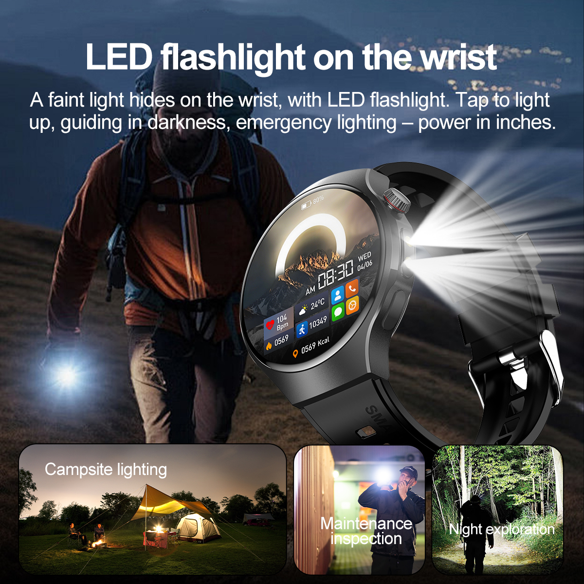 2025 New Outdoor Sports Smart  – Smartwatch Running Watches For Men recenzja i cena