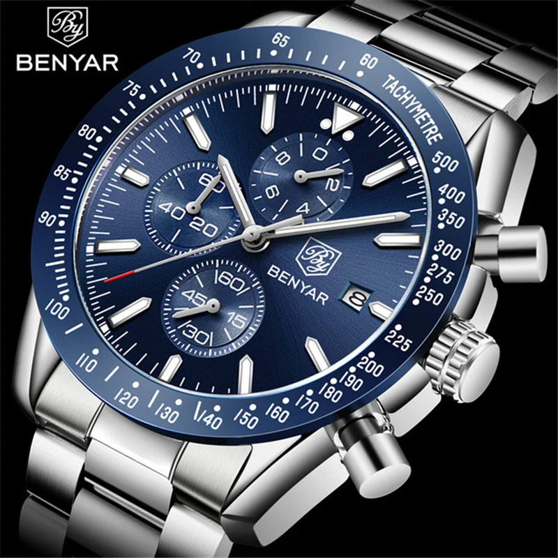 Men Watch BENYAR Top Brand Lux – Smartwatch Branded Watches For Men recenzja i cena