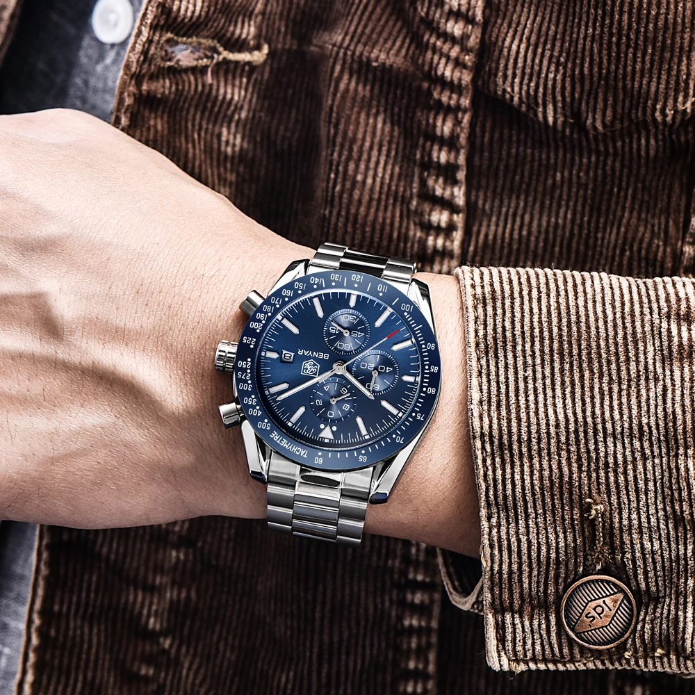 Men Watch BENYAR Top Brand Lux – Smartwatch Branded Watches For Men recenzja i cena