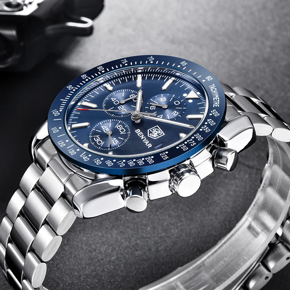 Men Watch BENYAR Top Brand Lux – Smartwatch Branded Watches For Men recenzja i cena