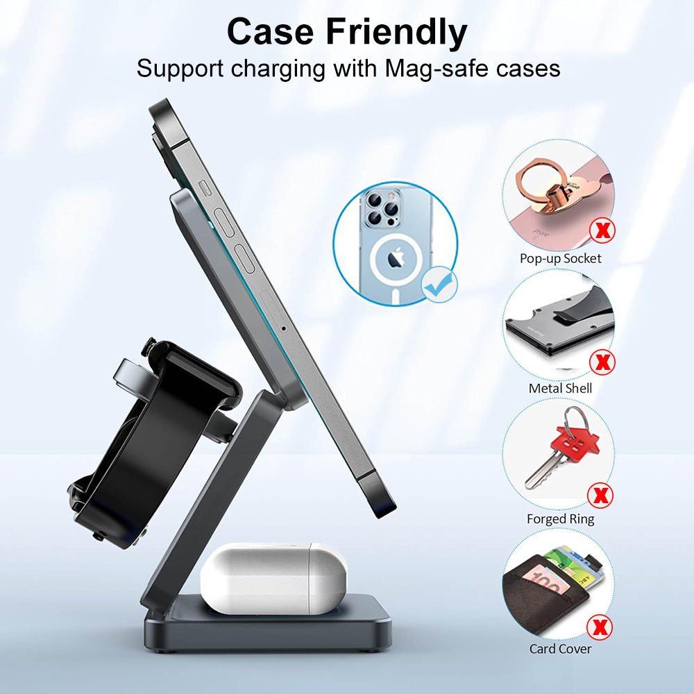 3 in 1 Foldable Magnetic Wirel – Watch 7 Smartwatch Iphone recenzja i cena