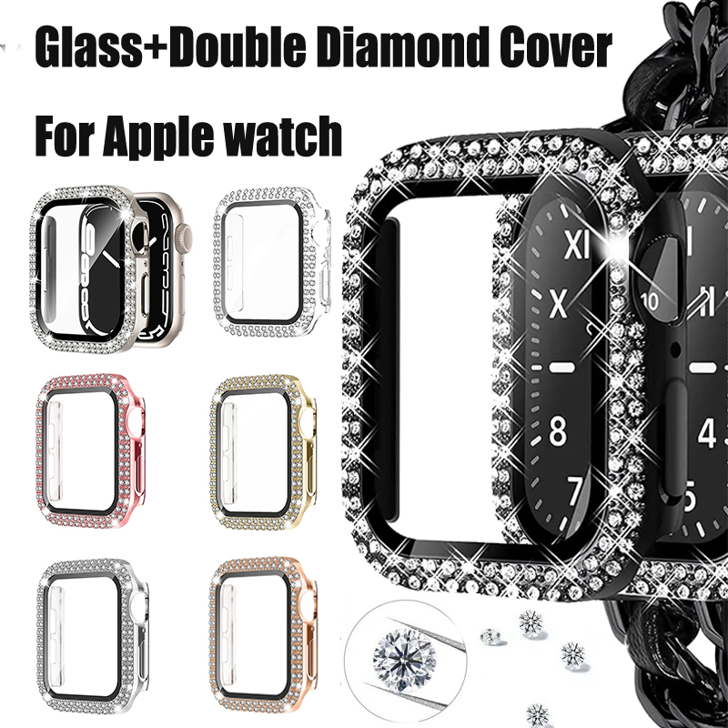 Glass+Diamond Cover For Apple  – Iwatch Smartwatch Series 7 recenzja i cena