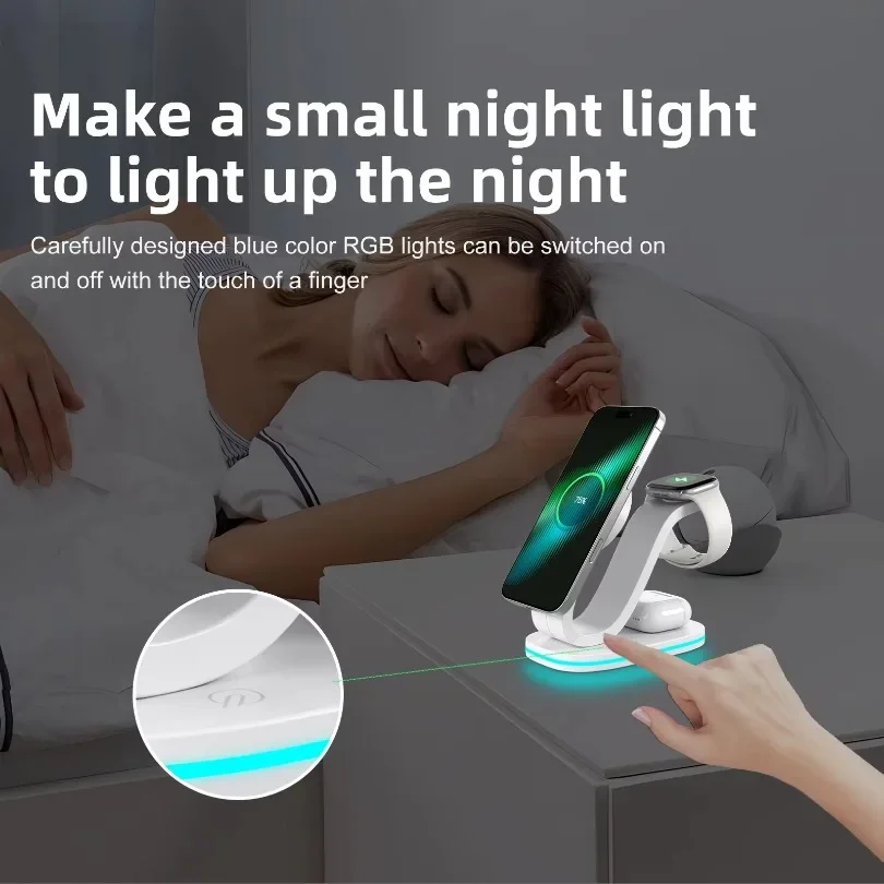 qi2 3 in 1 Magnetic Wireless C – Watch 7 Smartwatch Iphone recenzja i cena