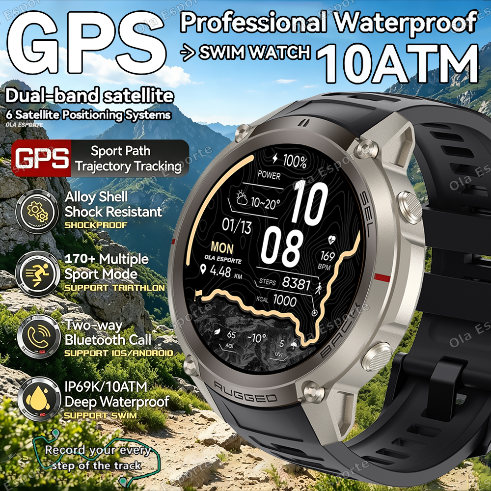 New Built-in GPS Smart Watch 5 – Smartwatch Running Watches For Men recenzja i cena