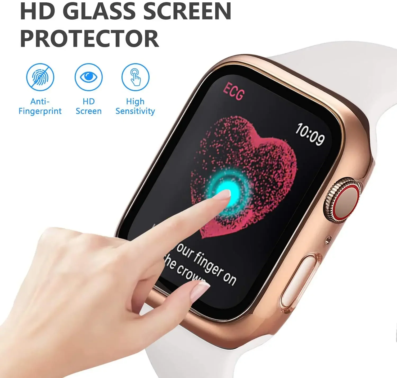 Tempered Glass+cover For Apple – Iwatch Smartwatch Series 7 recenzja i cena