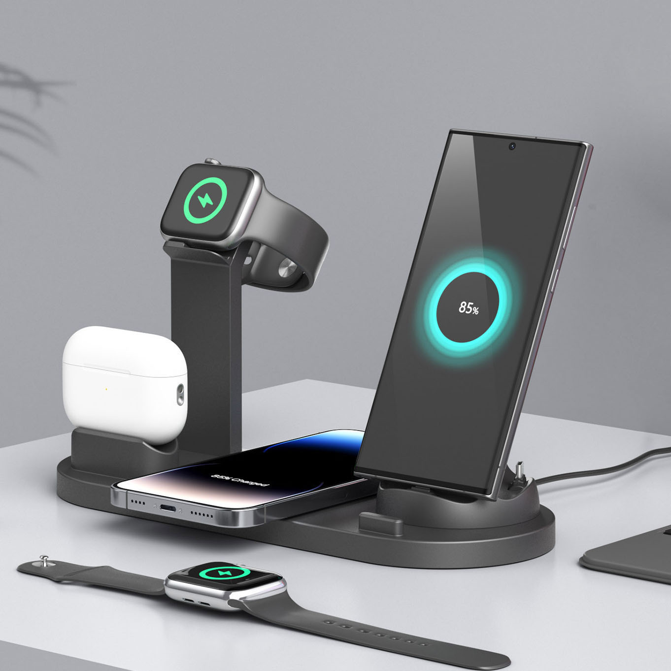 7 in 1 Wireless Chargers Stand – Watch 7 Smartwatch Iphone recenzja i cena