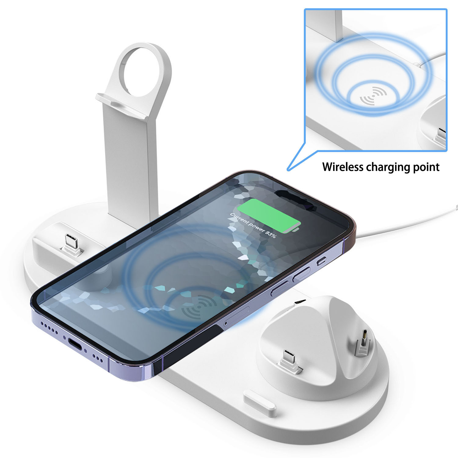 7 in 1 Wireless Chargers Stand – Watch 7 Smartwatch Iphone recenzja i cena