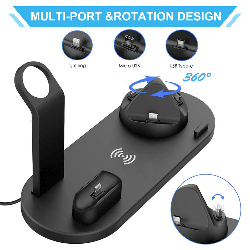 7 in 1 Wireless Charger Stand  – Watch 7 Smartwatch Iphone recenzja i cena