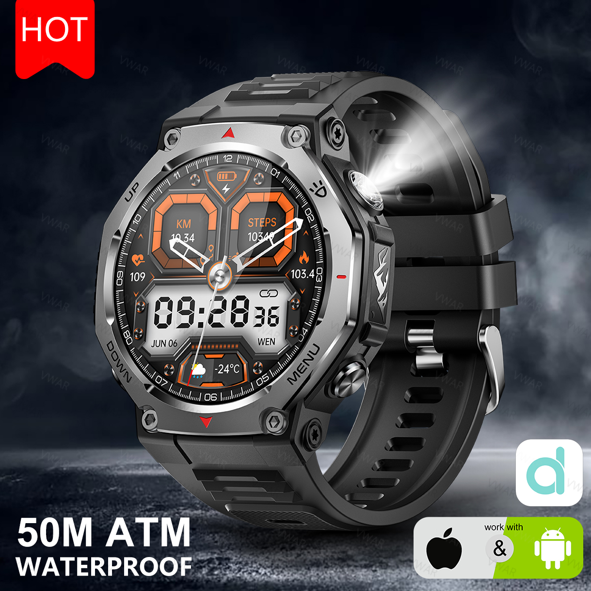 VWAR T-Rex Ultra Smart Watch w – Watch Vs Amazfit recenzja i cena