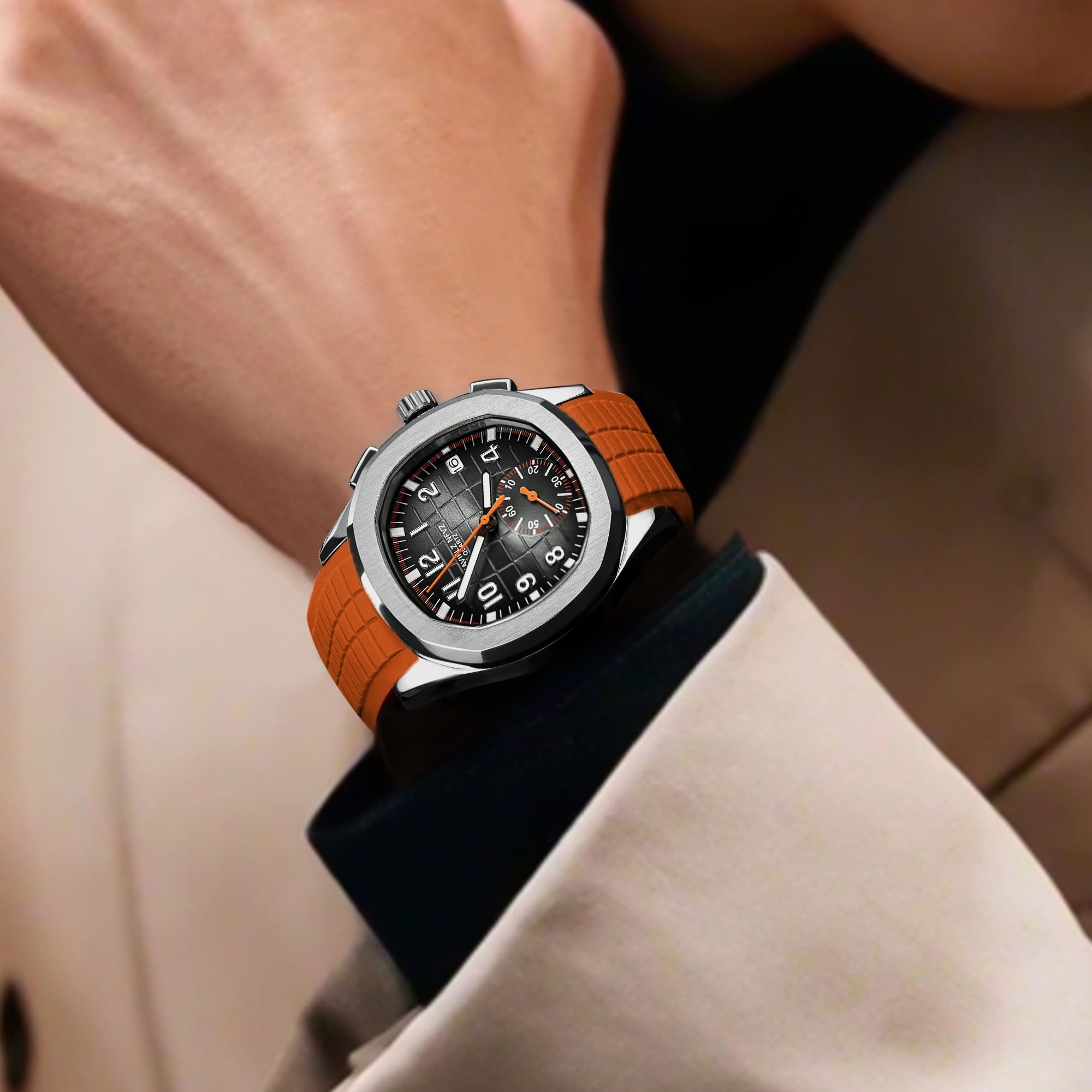 NAVIFLZ NFVZ Design New Luxury – Smartwatch Branded Watches For Men recenzja i cena