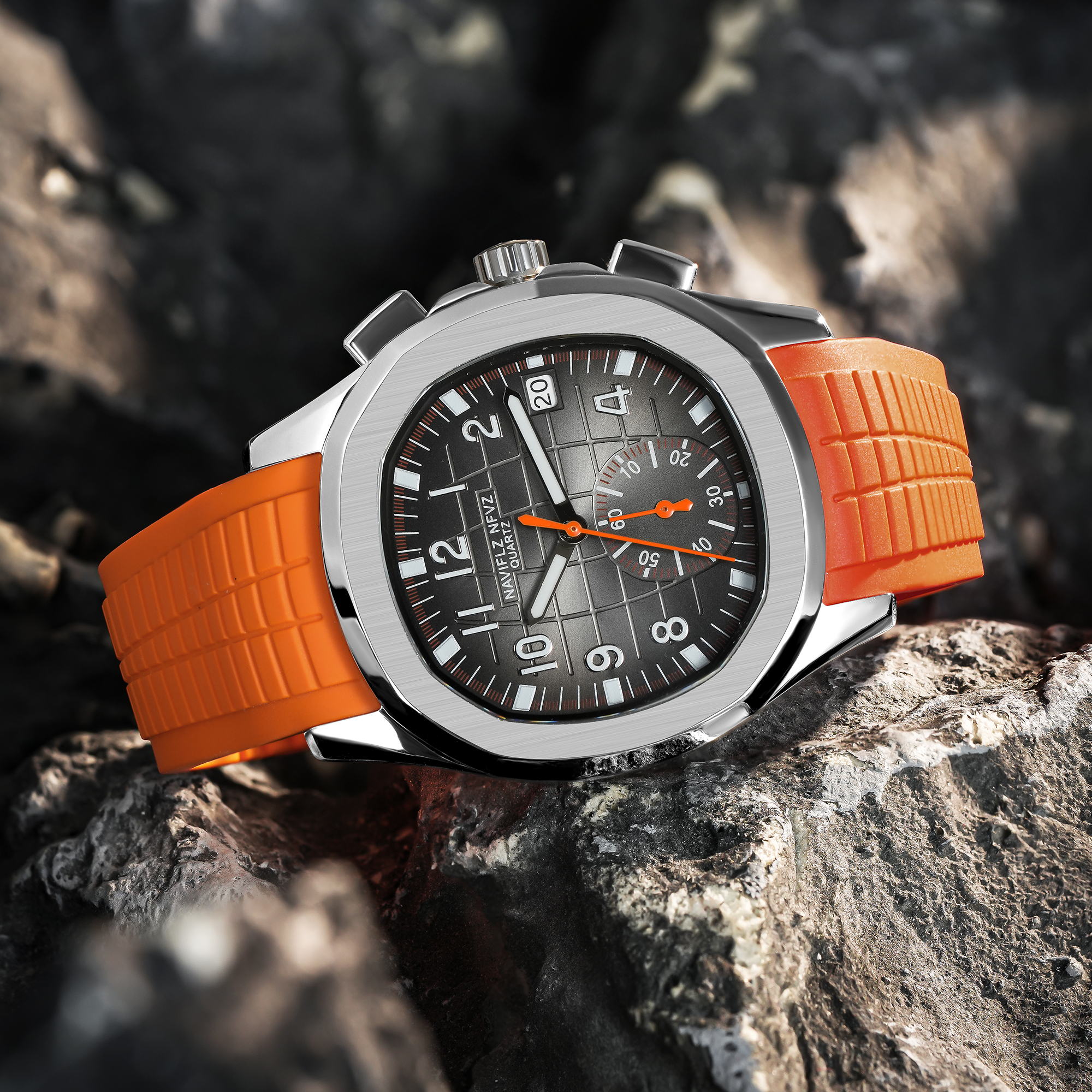 NAVIFLZ NFVZ Design New Luxury – Smartwatch Branded Watches For Men recenzja i cena