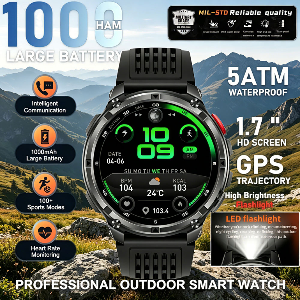 GPS Outdoor Sports Bluetooth S – Smartwatch Running Watches For Men recenzja i cena