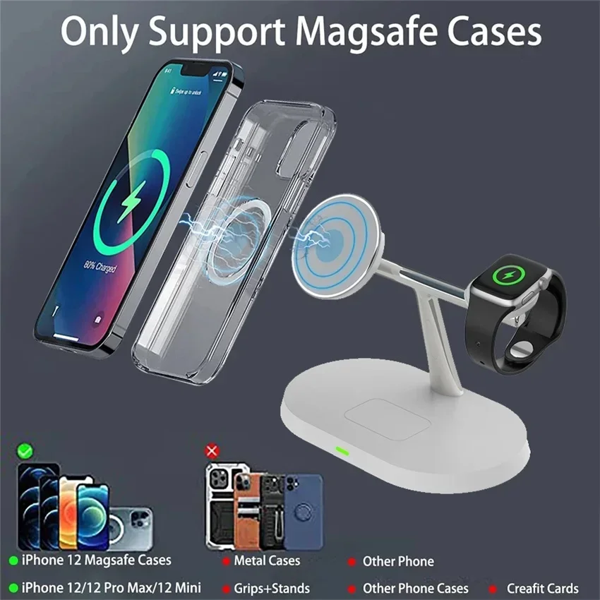 Magnetic Wireless Charger Stan – Watch 7 Smartwatch Iphone recenzja i cena