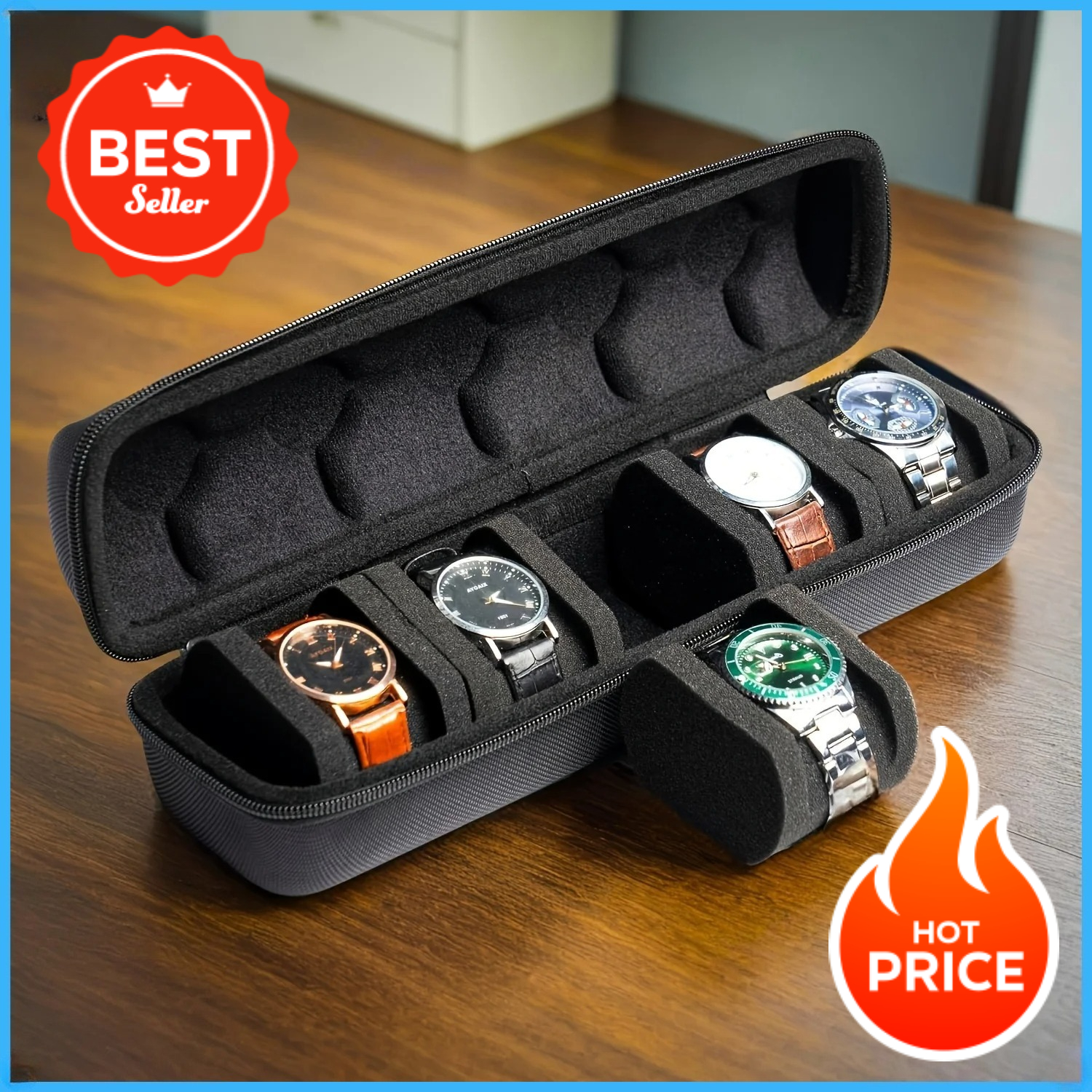 1pc 5-Slot Watch Case | Hard S – Tag Watches Smartwatch recenzja i cena