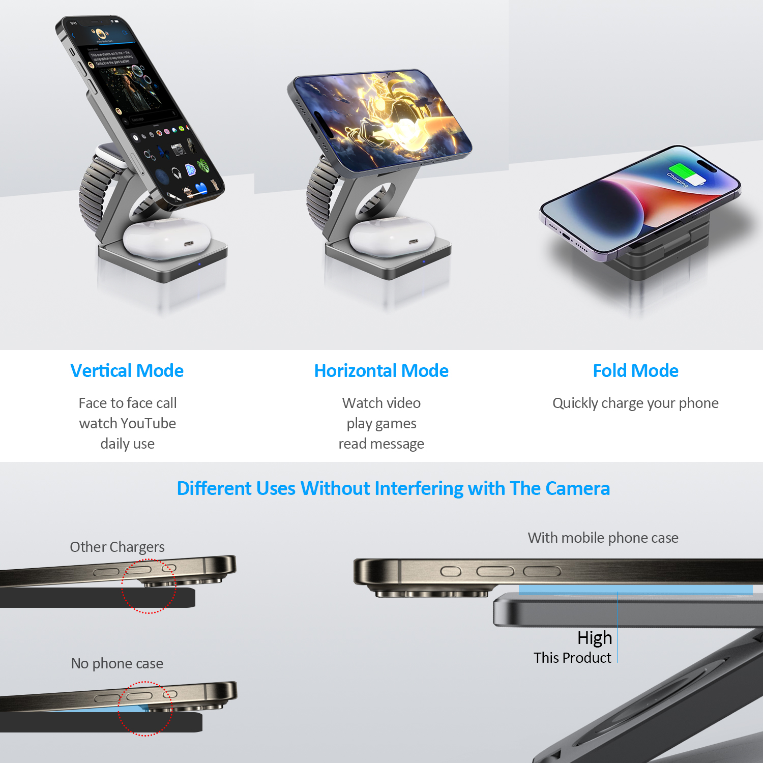 3 IN 1 Magnetic Foldable Charg – Watch 7 Smartwatch Iphone recenzja i cena