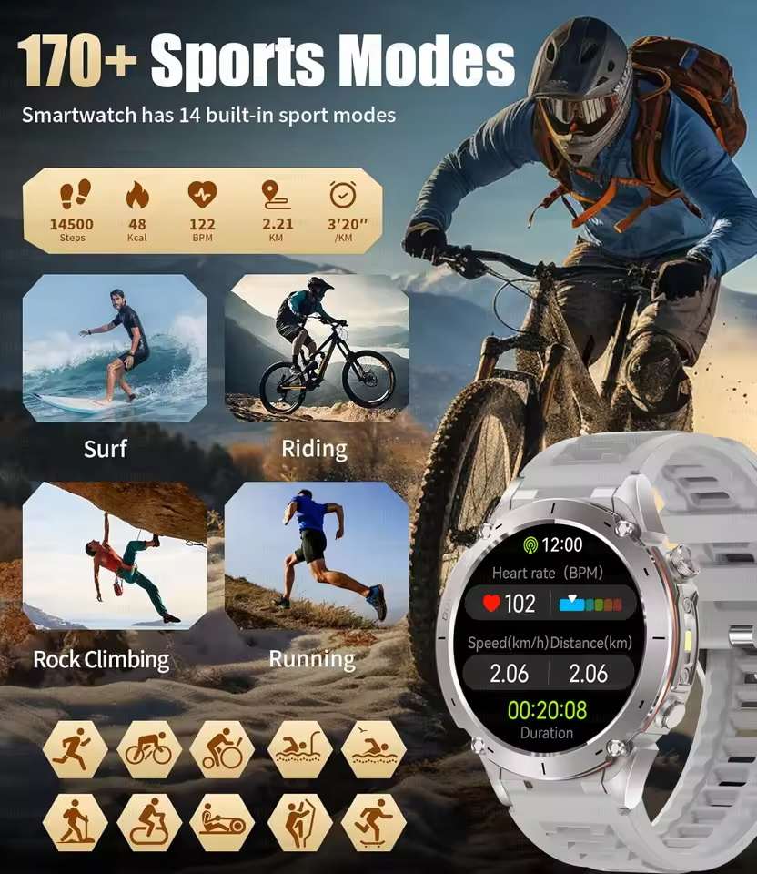 2025 Upgraded New Outdoors Spo – Smartwatch Branded Watches For Men recenzja i cena